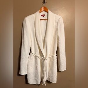 STAUD Ivory Everly Blazer Minidress Size L
